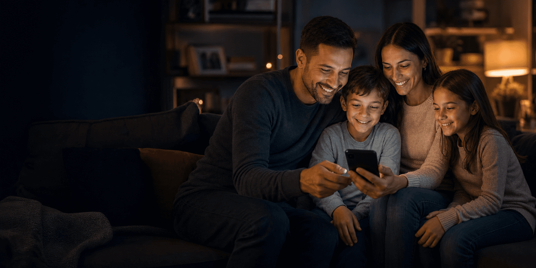 A family enjoying time together with Bubaly